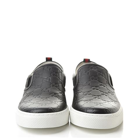 gucci dublin guccissima leather sneakers|GUCCI Microguccissima Mens Dublin Slip On Sneakers 5.